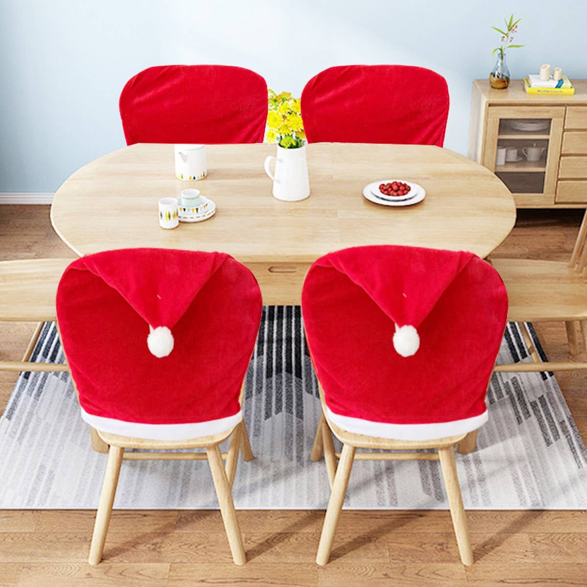 CWMM9653_CHRISTMAS DECORATION PROPS TABLE AND CHAIR BACKS