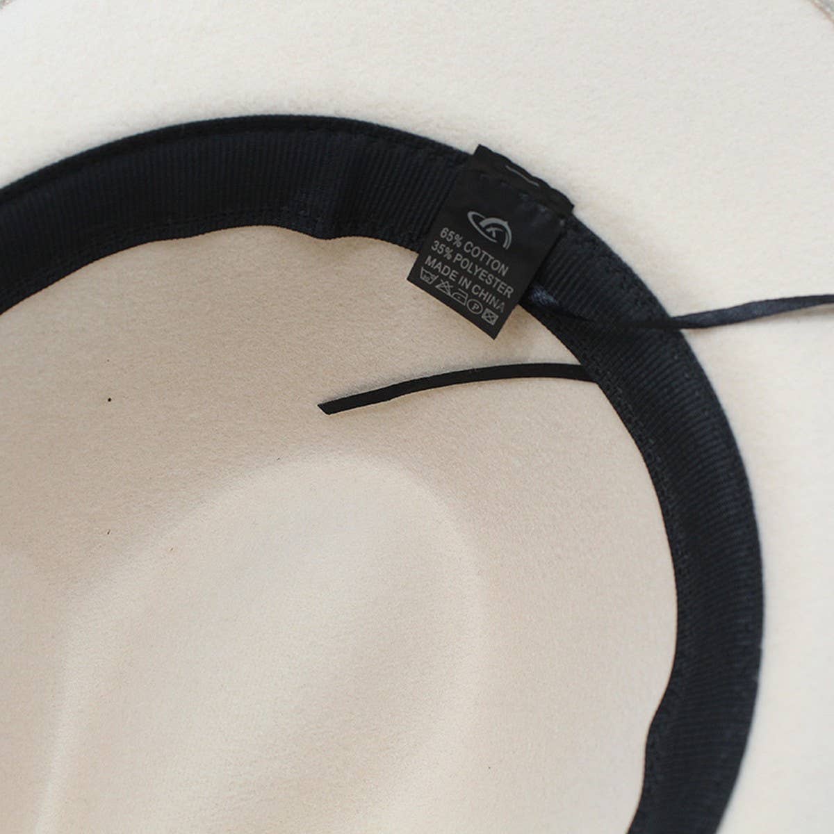 WOOL COW PATTERN WIDE BRIM WESTERN COWBOY HAT_CWAH2554