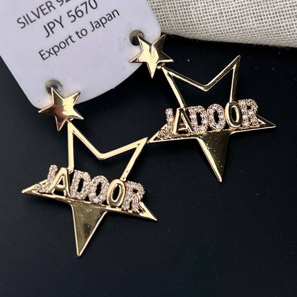 UNIQUE PENTAGRAM EARRINGS