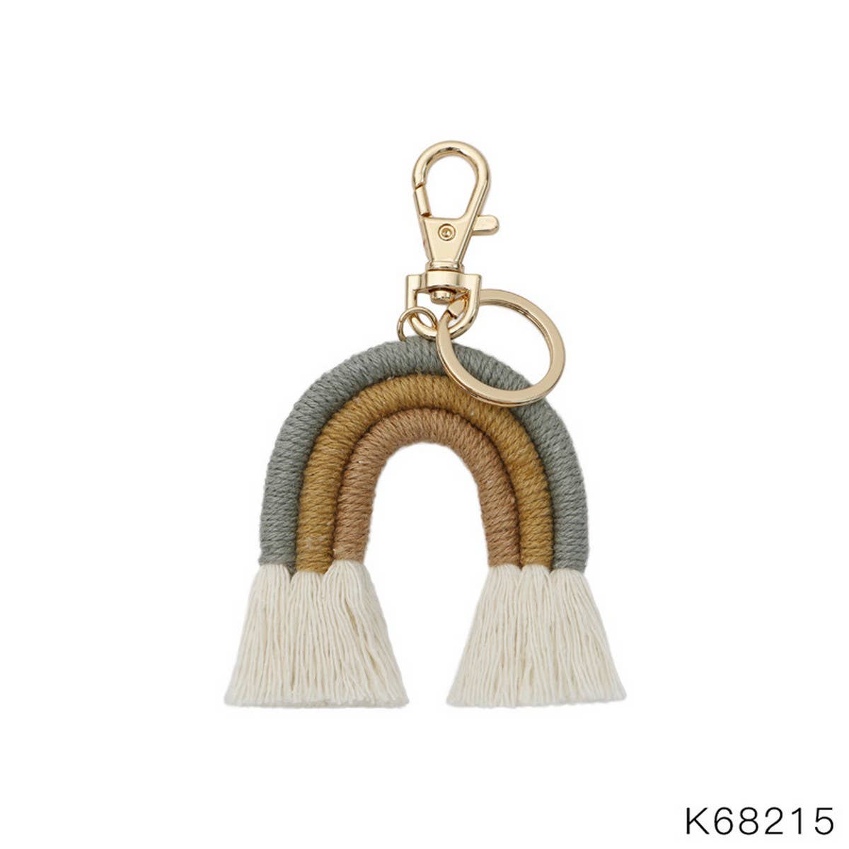 BOHEMIAN TASSEL CREATIVE RAINBOW KEYCHAIN_CWMM1208