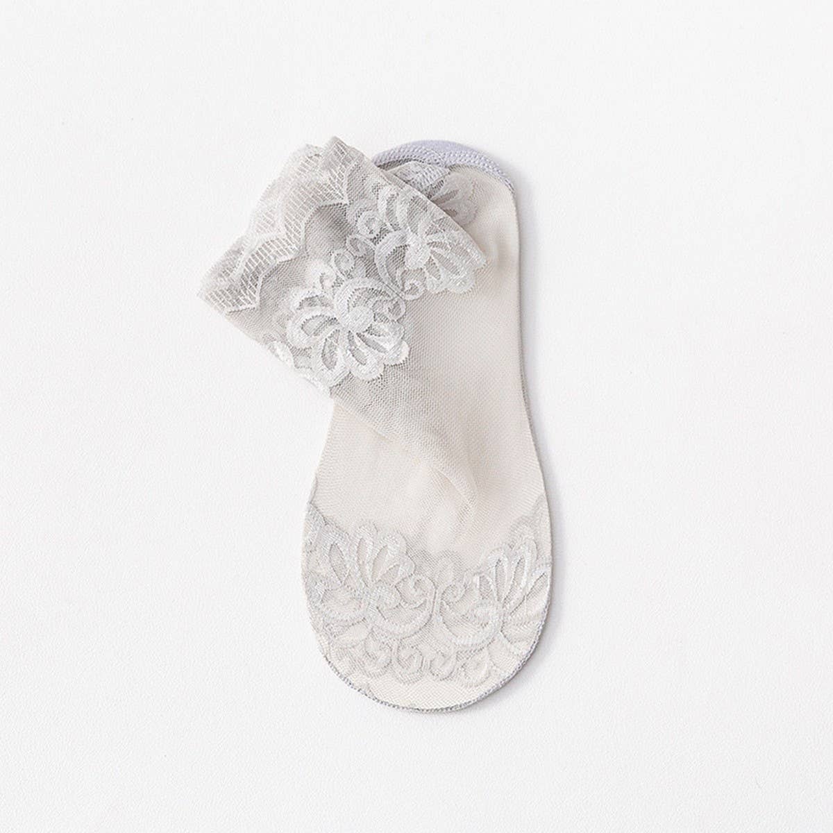 SUMMER THIN BREATHABLE MESH LACE SOCKS