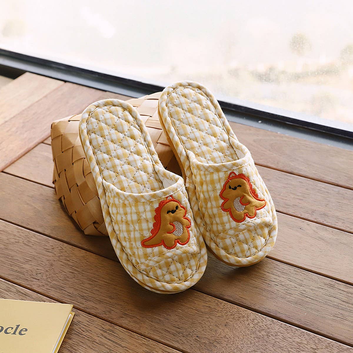 Thick Cotton Couple Slippers with Non-Slip Sole