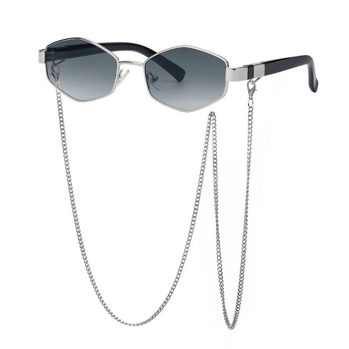 FASHION CHAIN IRREGULAR FRAME SUNGLASSES_CWASG0609