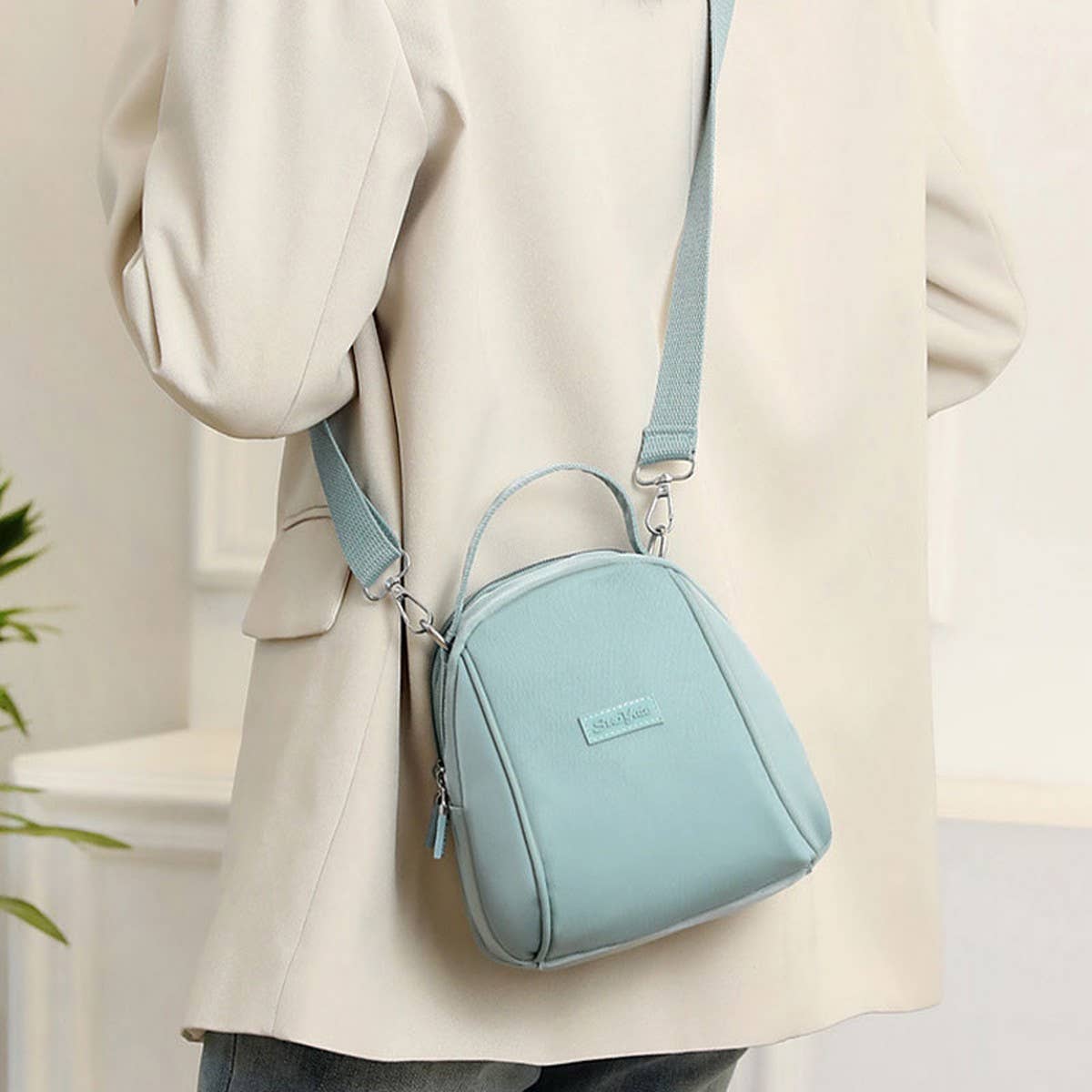 SIMPLE TRENDY FASHION SHOULDER MESSENGER BAG_CWAB3491