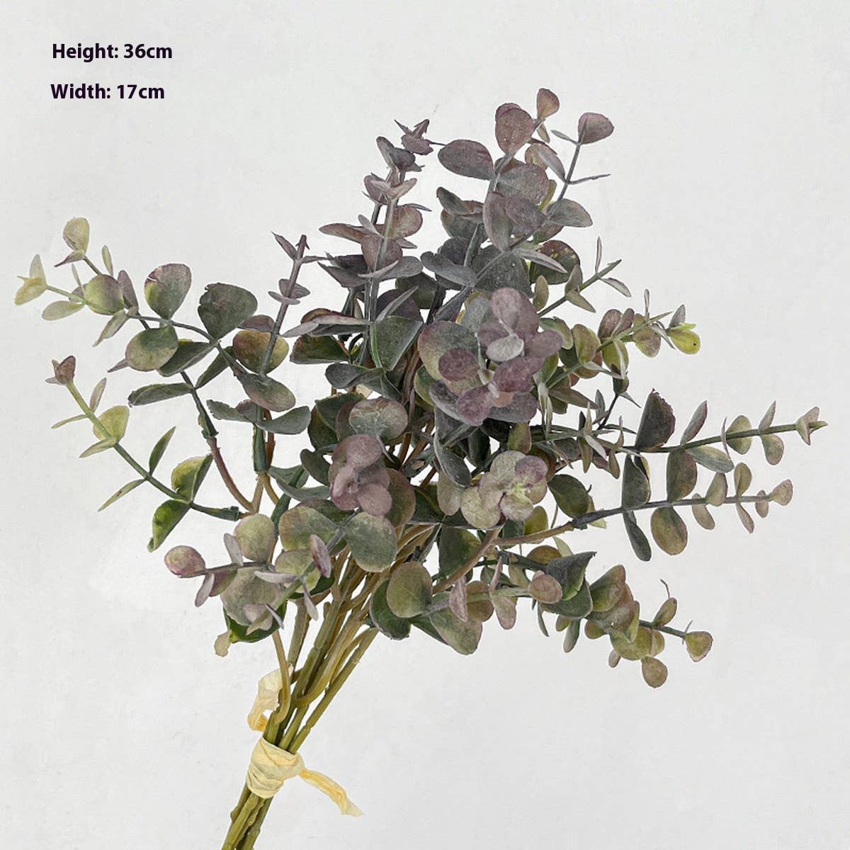 5-Branch Eucalyptus Money Leaves Artificial Plant_CWMM6475