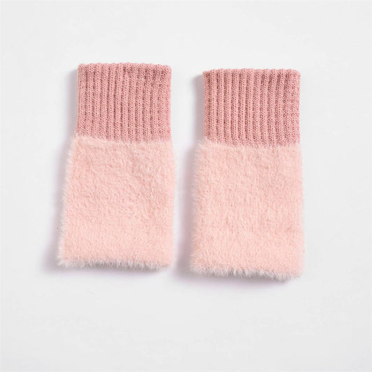 CWAG0276_THICKENED WATERPROOF MINK FUR FINGERLESS GLOVES