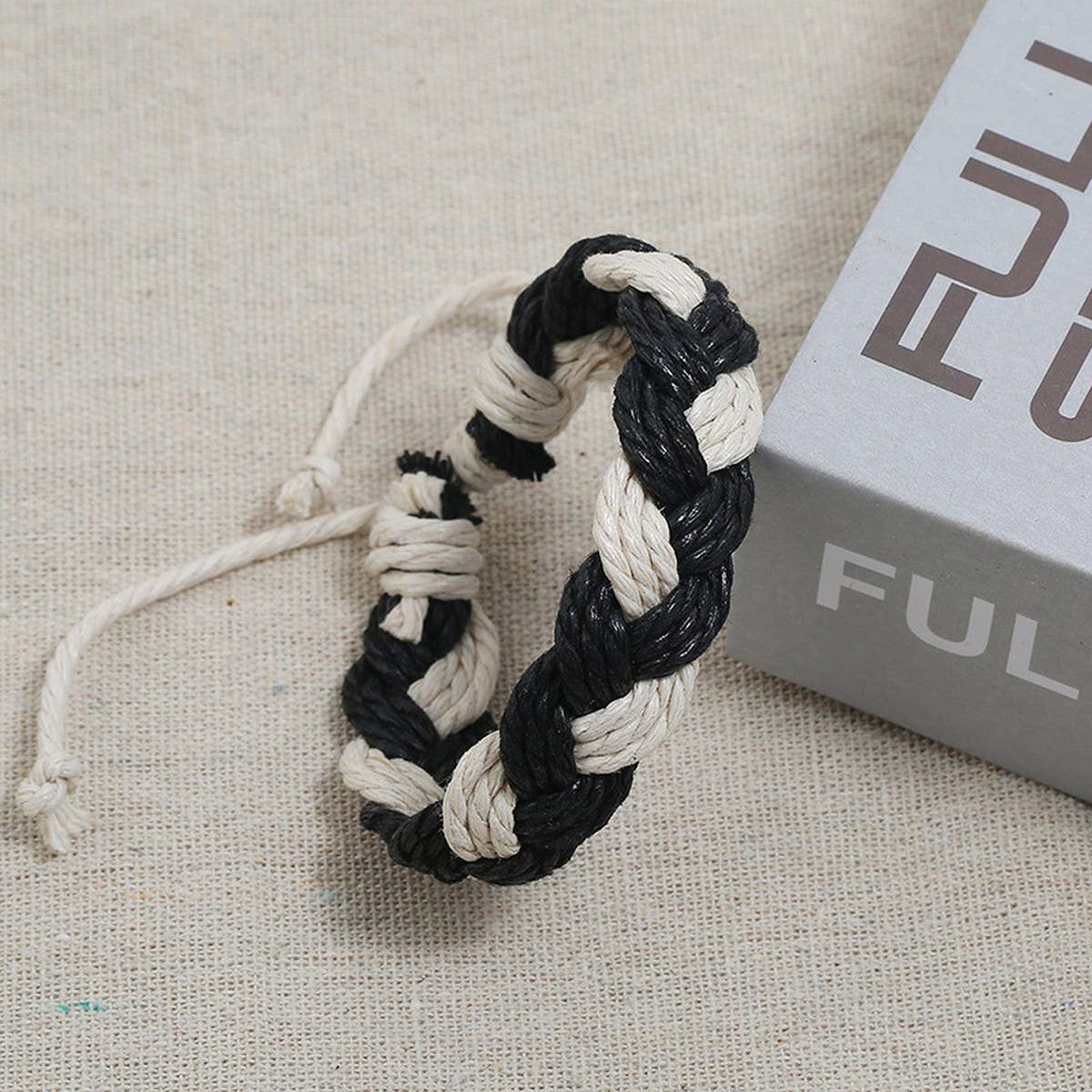 NEW SIMPLE COLORFUL HEMP ROPE COUPLE BRACELET