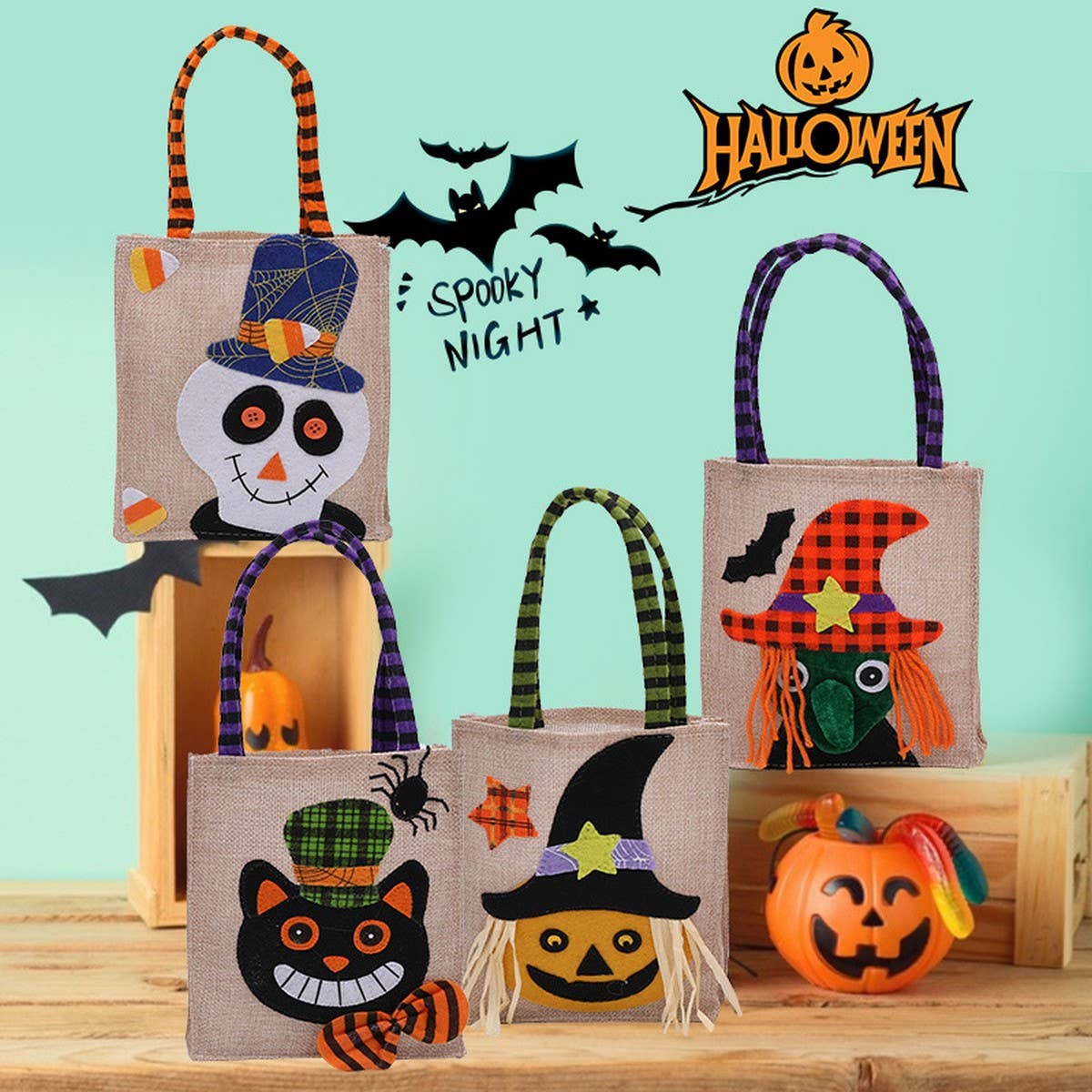CWMM9478_HALLOWEEN DECORATIONS CREATIVE CARTOON GIFT BAG