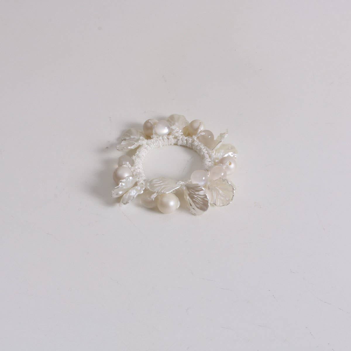 Shell Cat Eye Bead Hair Tie Cute Pearl New Band