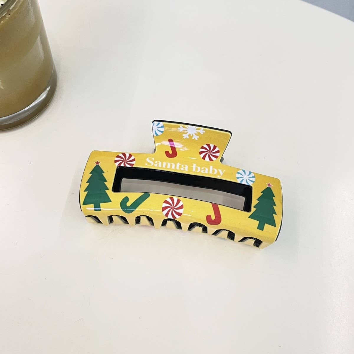 Christmas Reindeer Snowflake Hair Clip Shark Clip