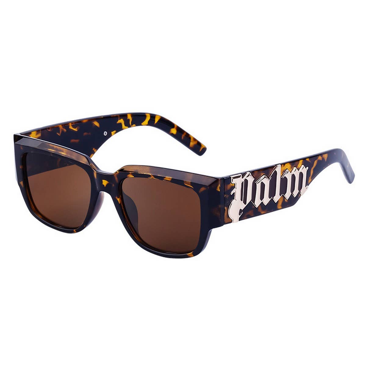 FASHION PERSONALITY WIDE TEMPLE CAT EYE SUNGLASSES_CWASG0665