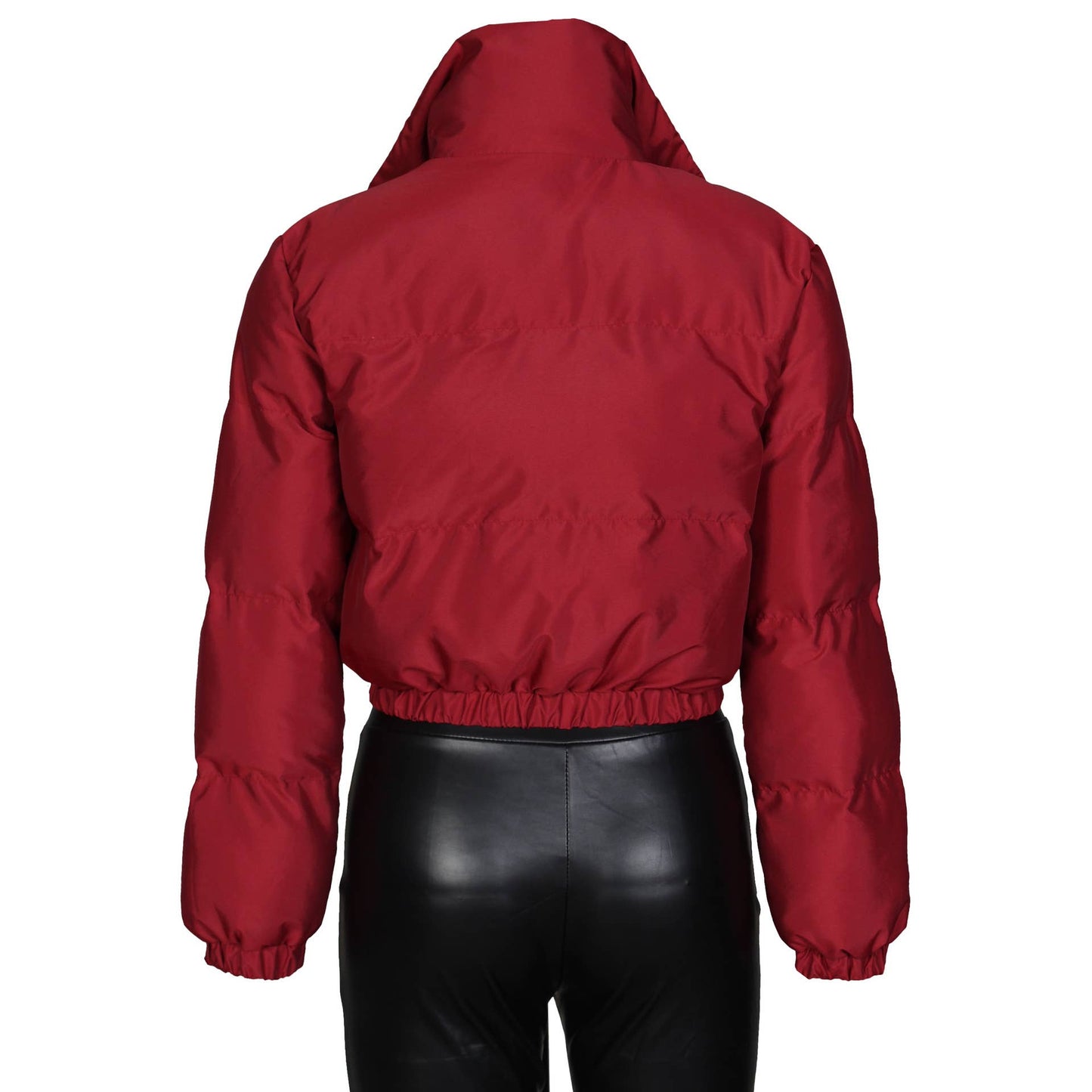 SHORT WOMEN'S SOLID COLOR COTTON JACKET JACKET