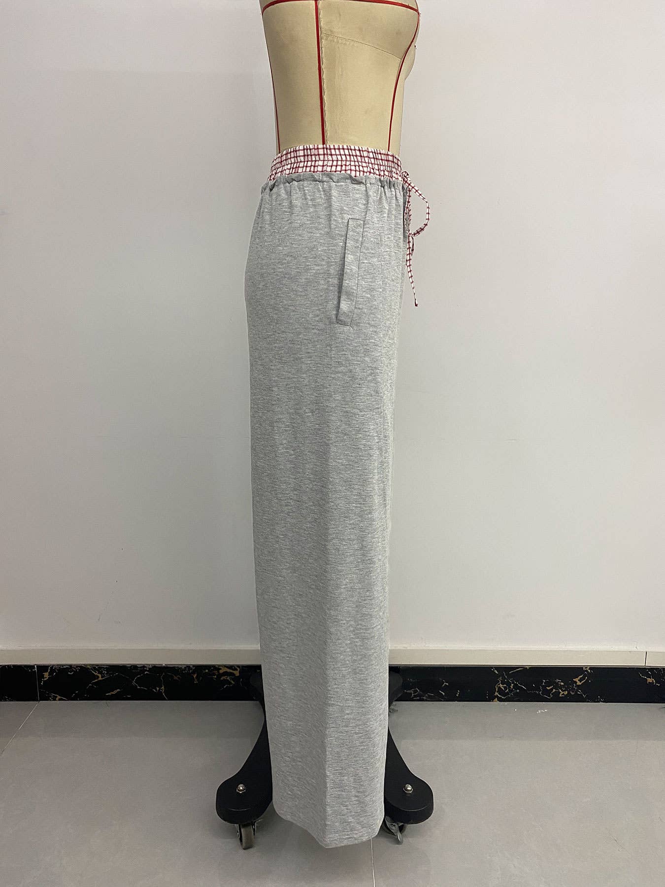 High-waisted casual loose sports sweatpants