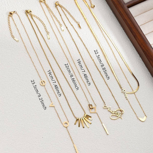 NICHE DESIGN TITANIUM STEEL NON-FADING NECKLACE_CWMM3576