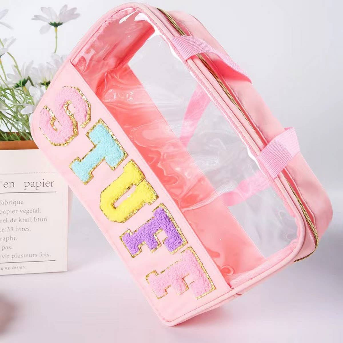 TRANSPARENT WATERPROOF PORTABLE WASH BAG_CWAB1317