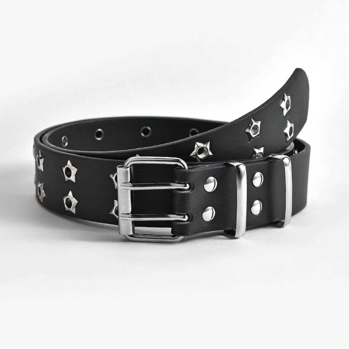 CWABE0873_FASHION STAR EYELET HOLLOW PUNK BELT