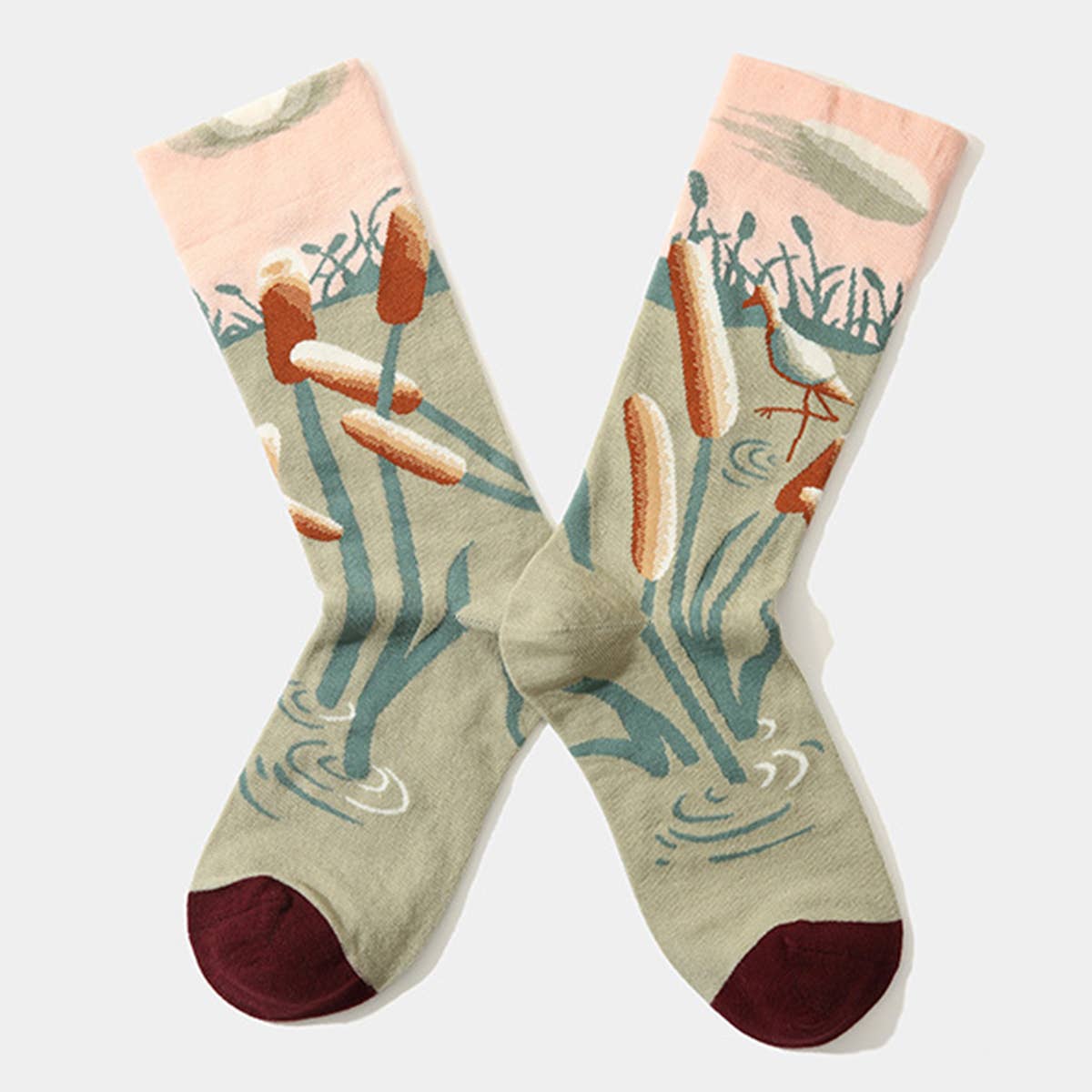 MULTIPLE PATTERNS STREET TRENDY INVISIBLE SOCKS