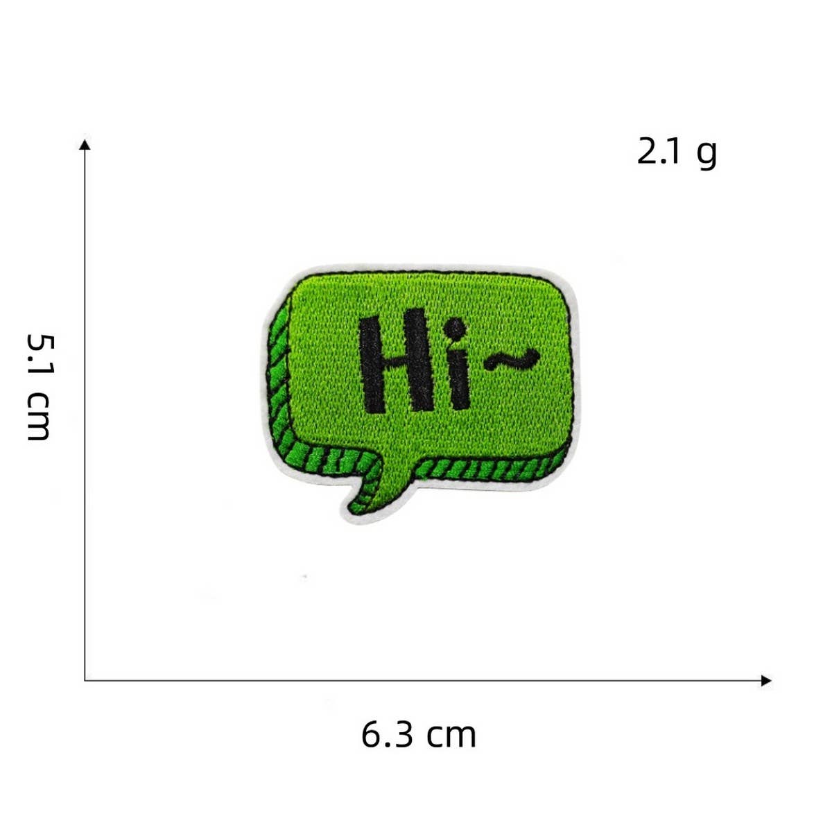 GREEN SERIES CARTOON EMBROIDERED PATCH