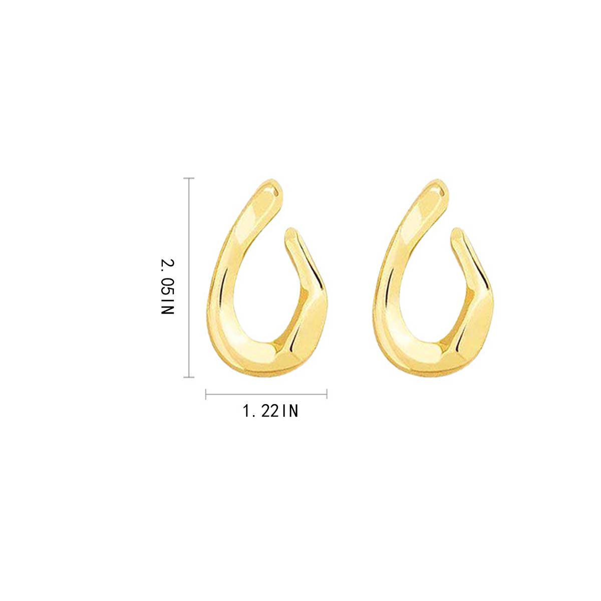 TWISTED GEOMETRY FASHION EARRINGS