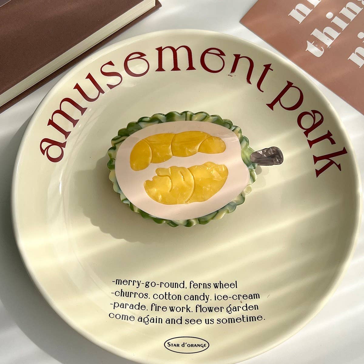 Fruit Acetate Hair Claw Clip for High Ponytail£ßCWAHA5784