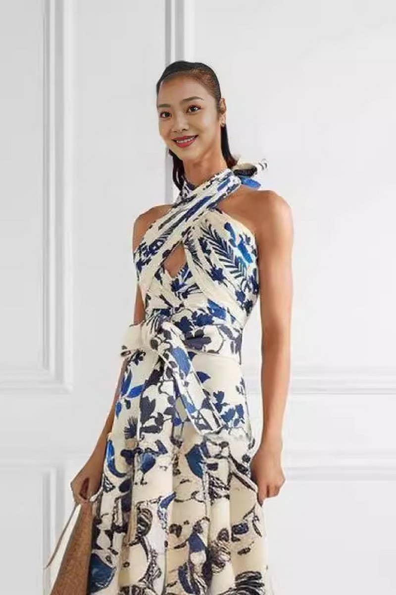 CWDMD5426_BOHO VACATION LACE-UP LOLITA MAXI DRESS