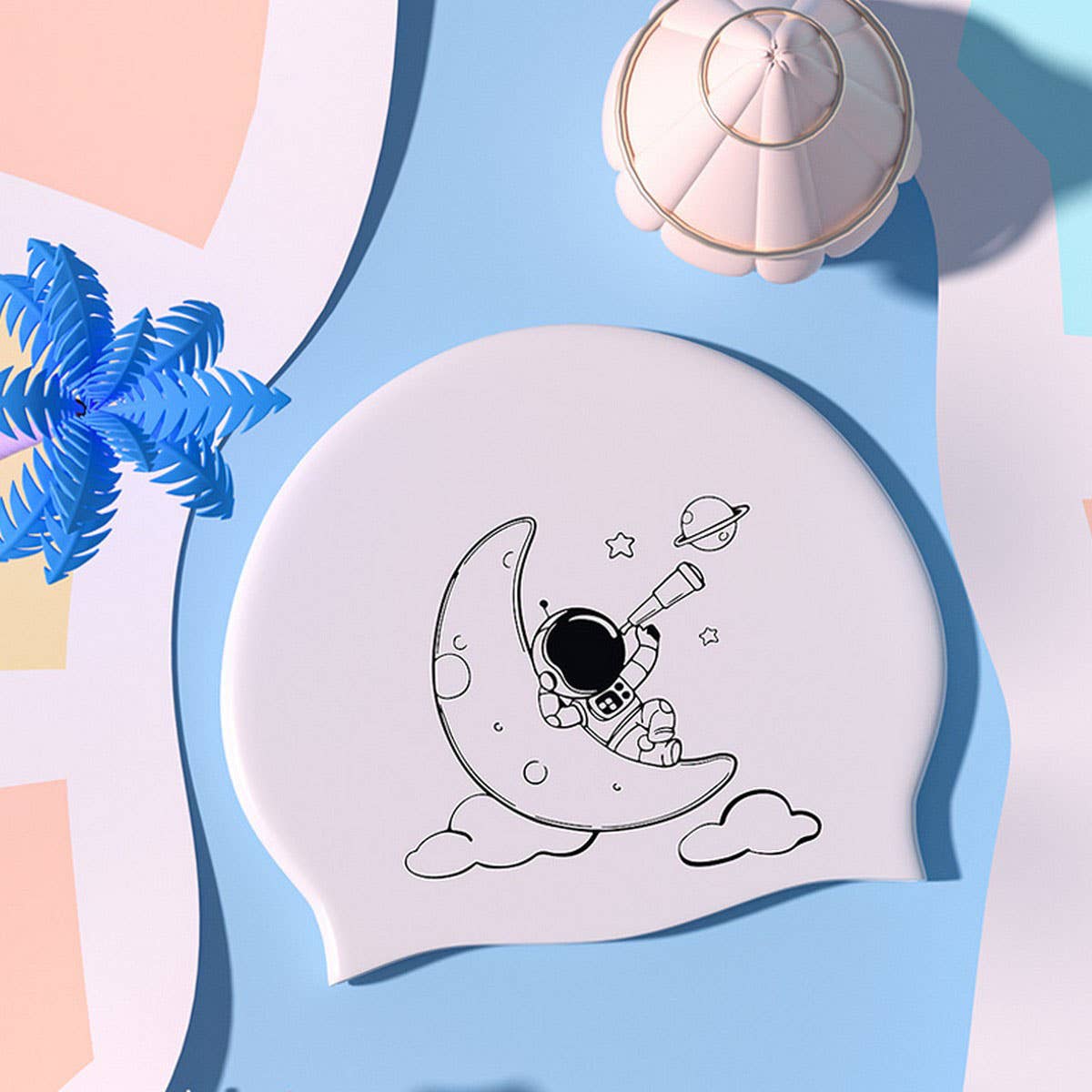 Kids Silicone Swim Cap ?Cartoon for Boys & Girls