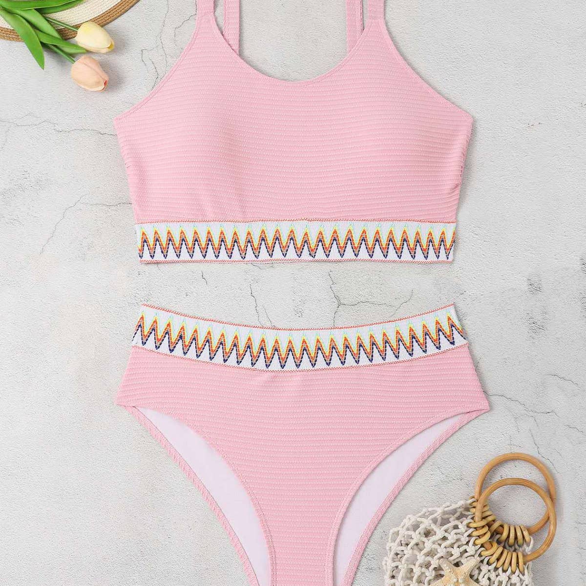 Sexy High-Waist Bikini - Plus Size Swimwear