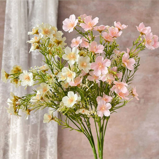 Colorful Gypsophila Spray with 6 Branches Faux