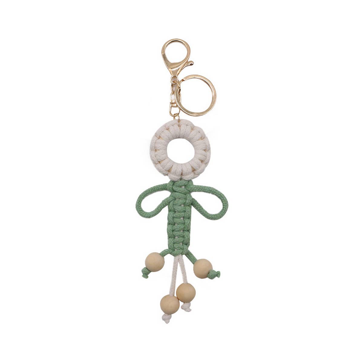 2024 HAND-WOVEN FLOWER KEYCHAIN_CWMM1571