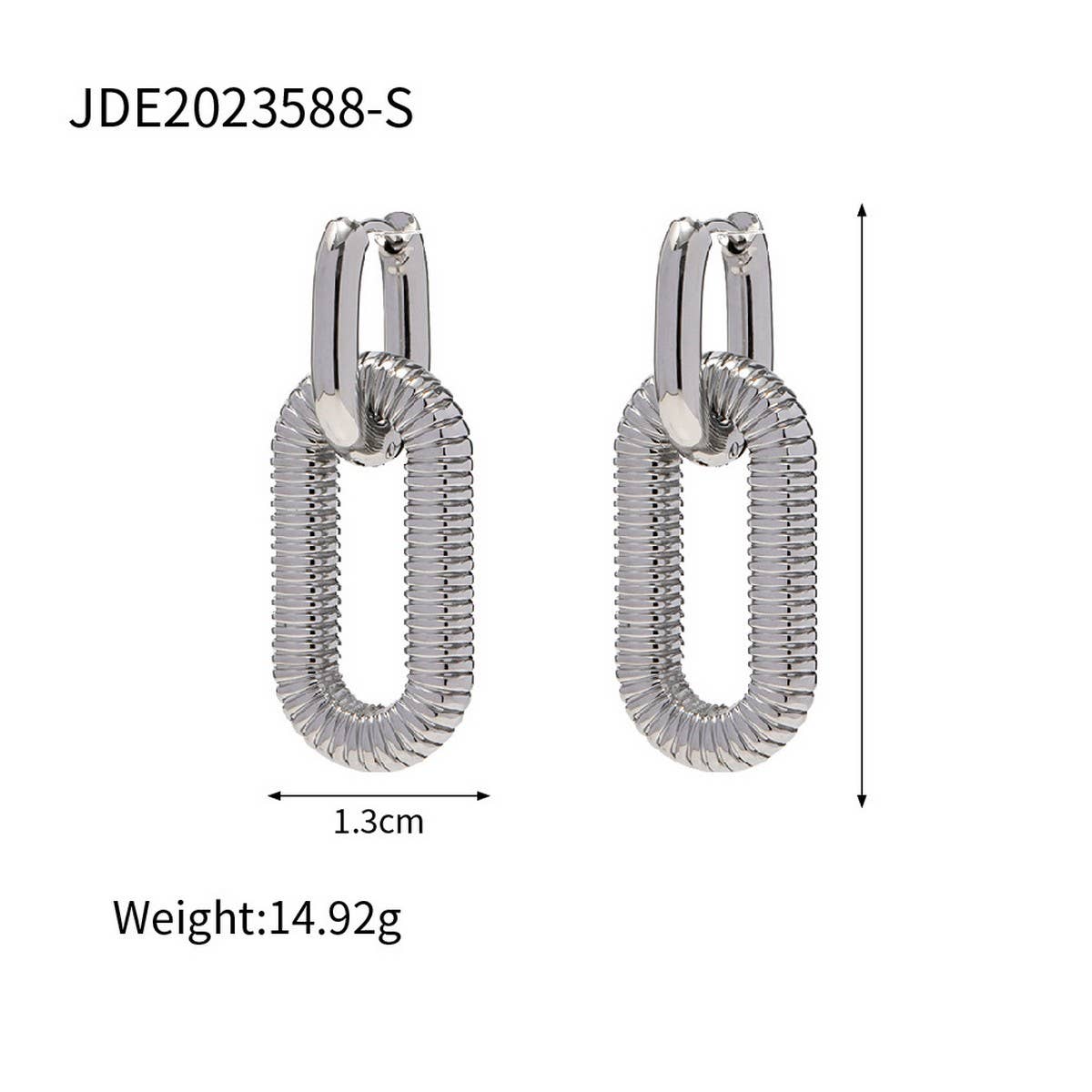 HIGH-GRADE LIGHT LUXURY TITANIUM STEEL EARRINGS