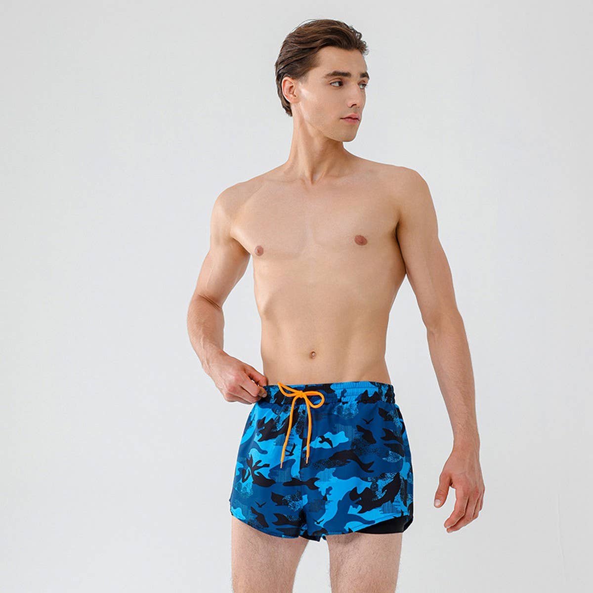 Men's Double-Lined Quick Dry Swim Shorts