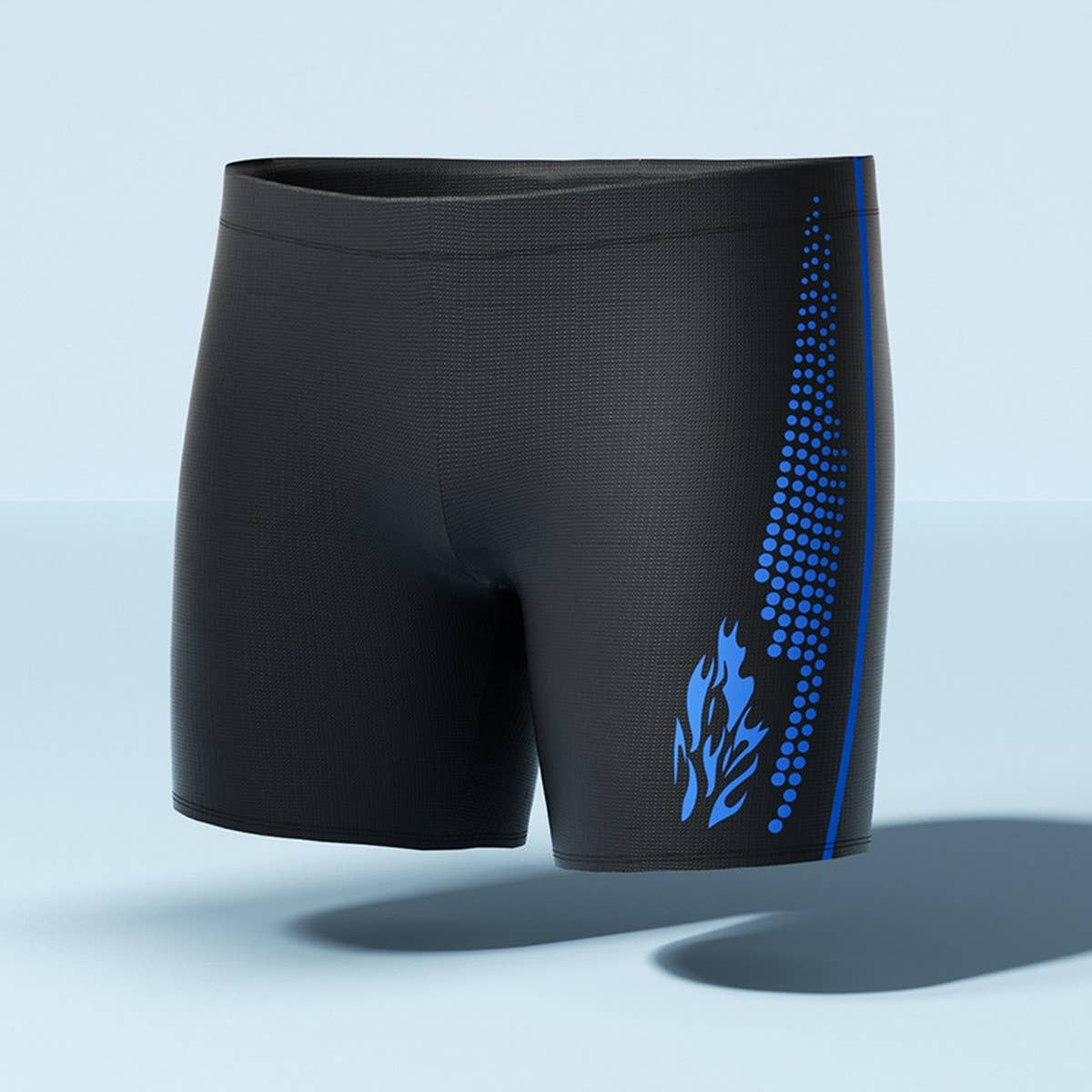 Men's High Waist Quick Dry Swim Trunks with Liner