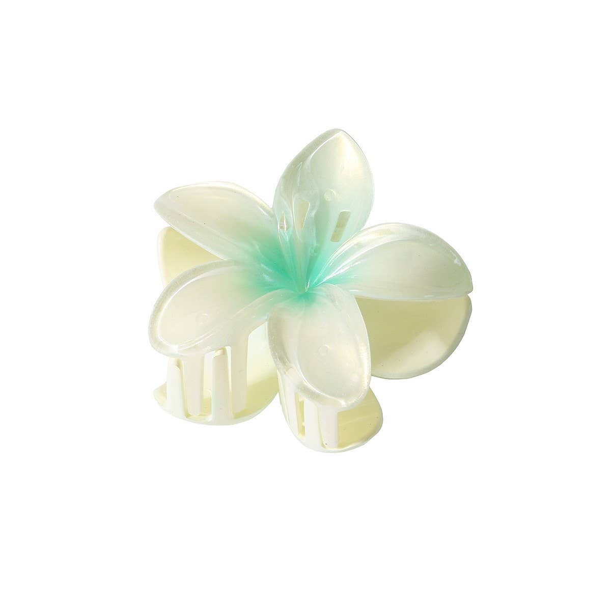 Pearl Gradient Large Egg Flower Hair Claw Clip_CWMM4984