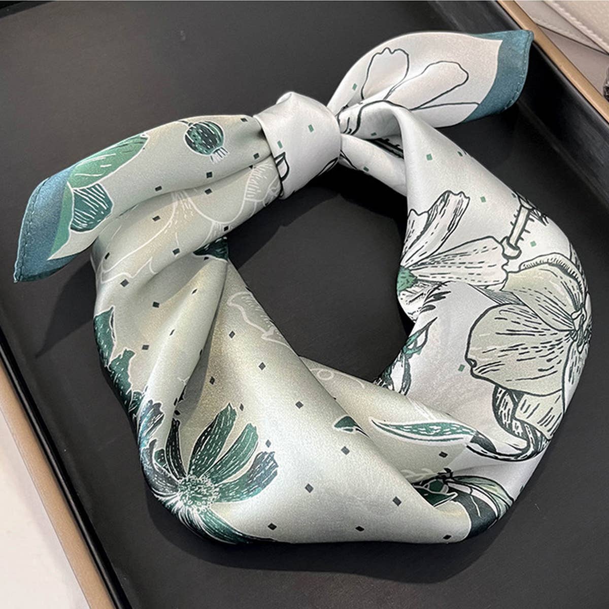 Silk Square Scarf for Women ? Spring & Fall Gift