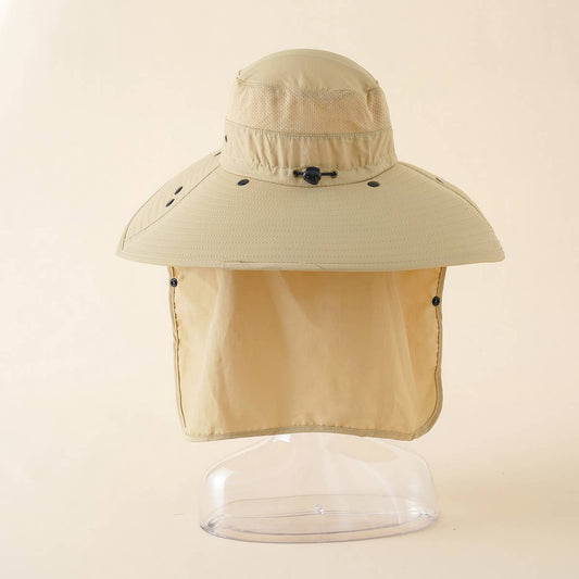 OUTDOOR SUNSHADE AND FACE-SHADING BUCKET HAT_CWAH1410