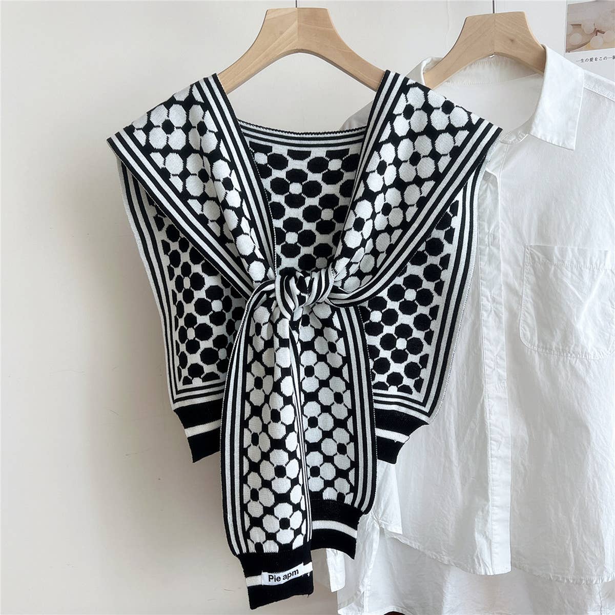 Floral Knit Shawl ? Light Cardigan Scarf for Women