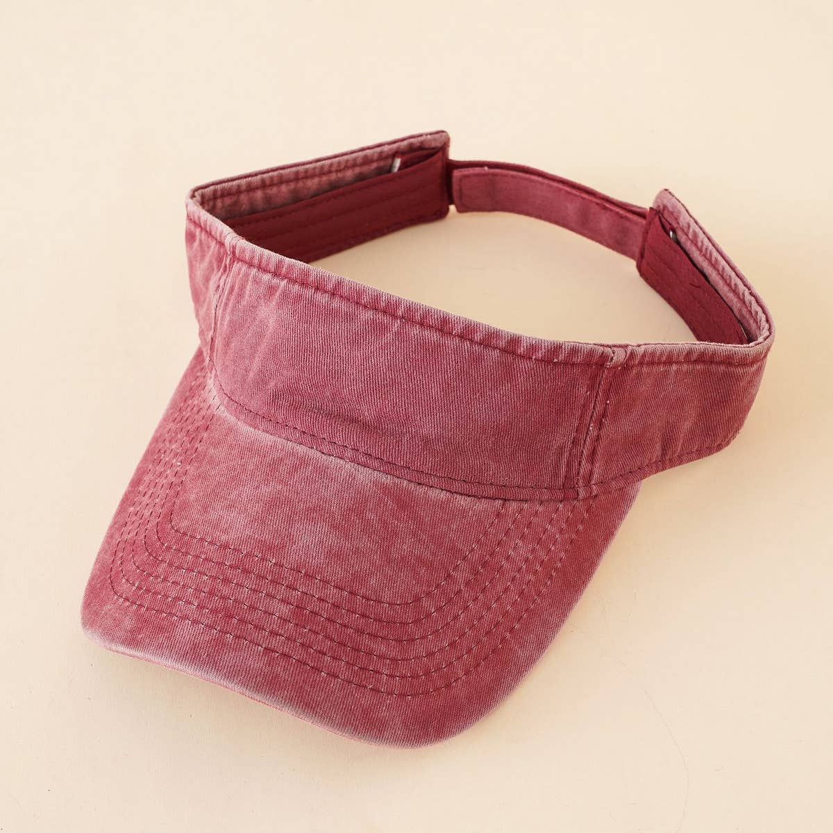 VINTAGE WASHED DENIM VISOR_CWAH1418