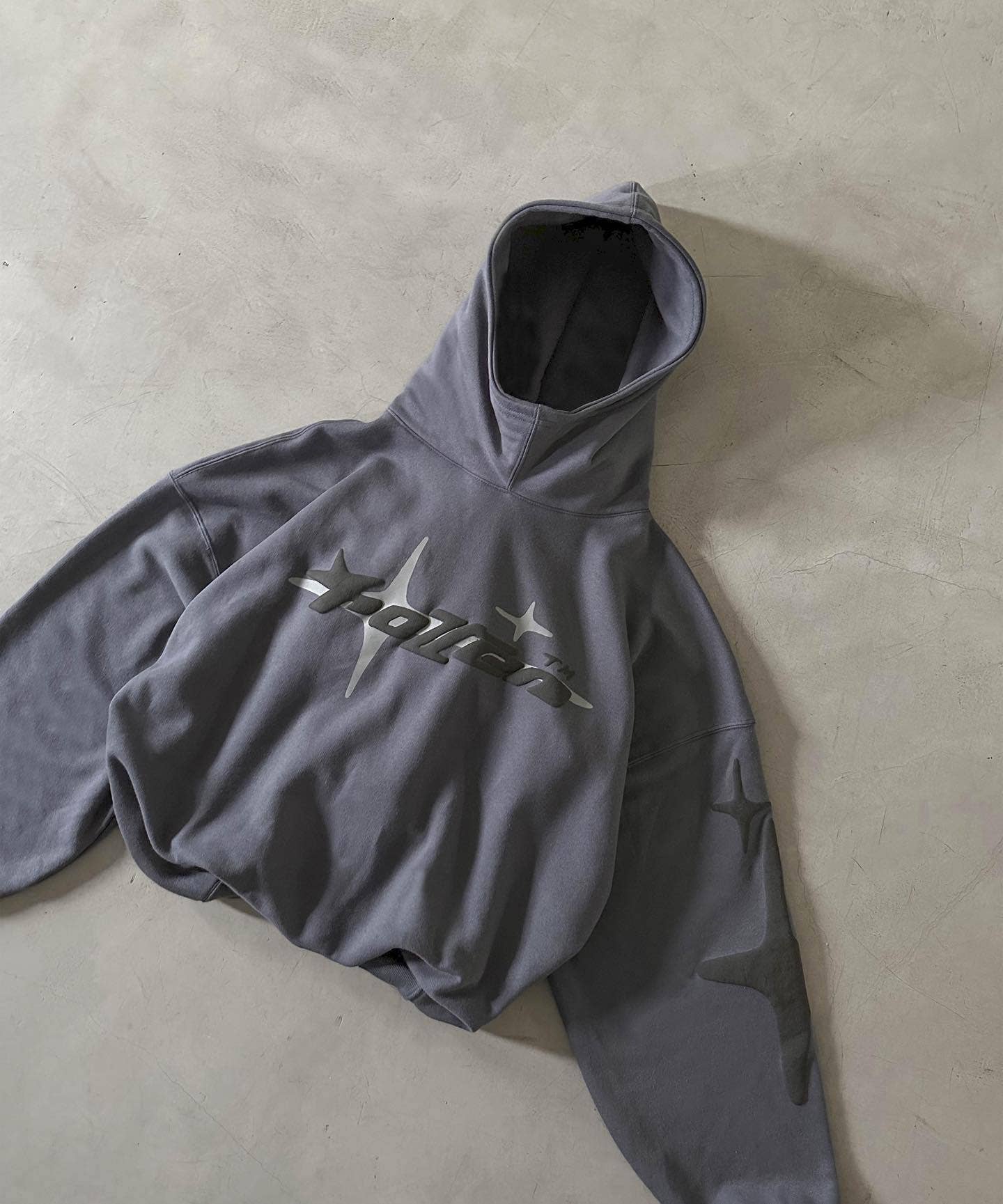 Hip-hop Y2K lettered loose hoodie