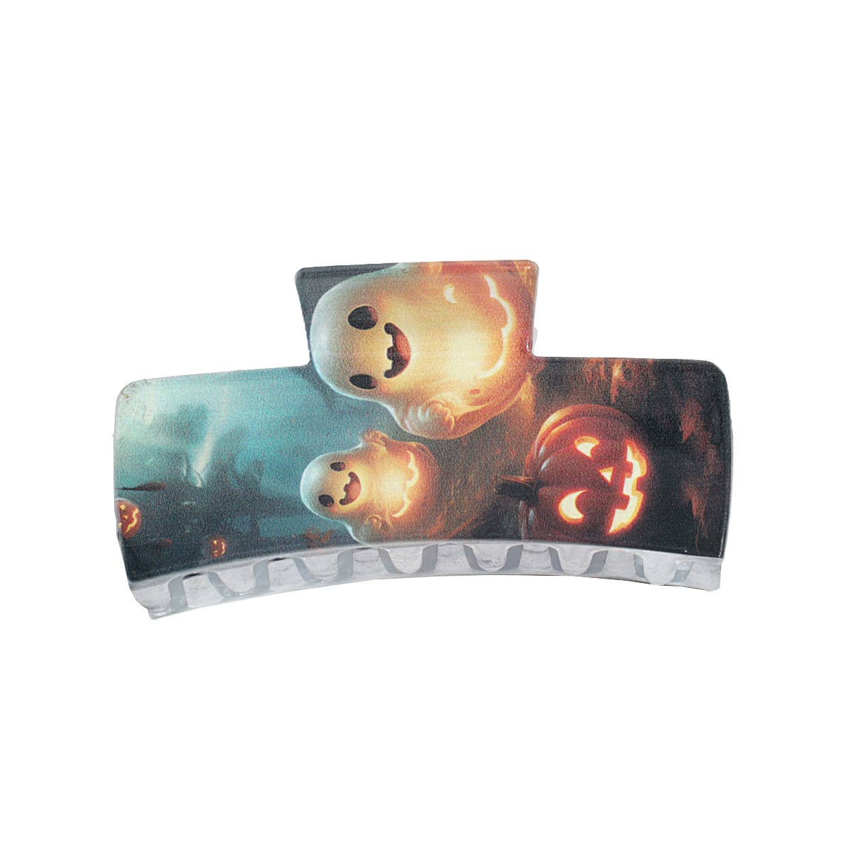 Halloween Ghost, Pumpkin & Bat Hair Claw