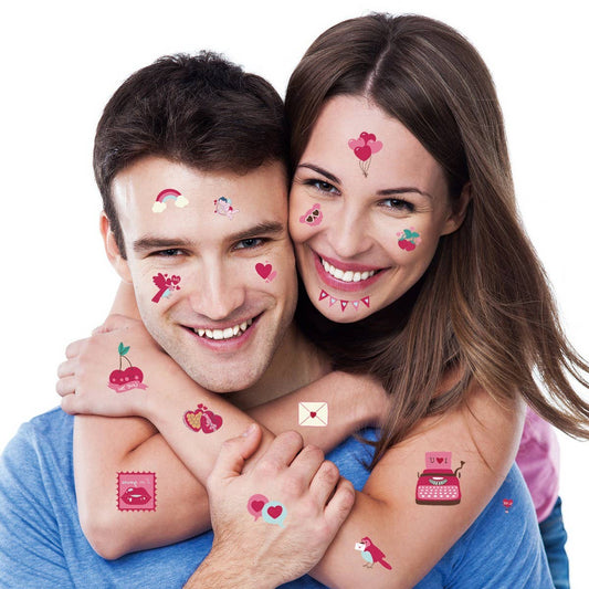 Valentine¡¯s Heart Tattoos ?Waterproof & Single Use