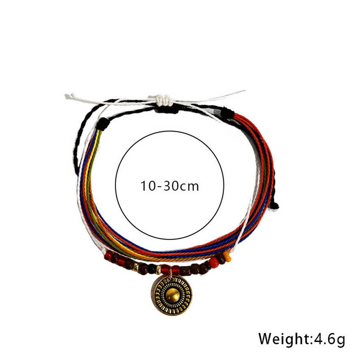 Boho Beaded Anklet ??Handmade Vintage Beach_CWMM6357