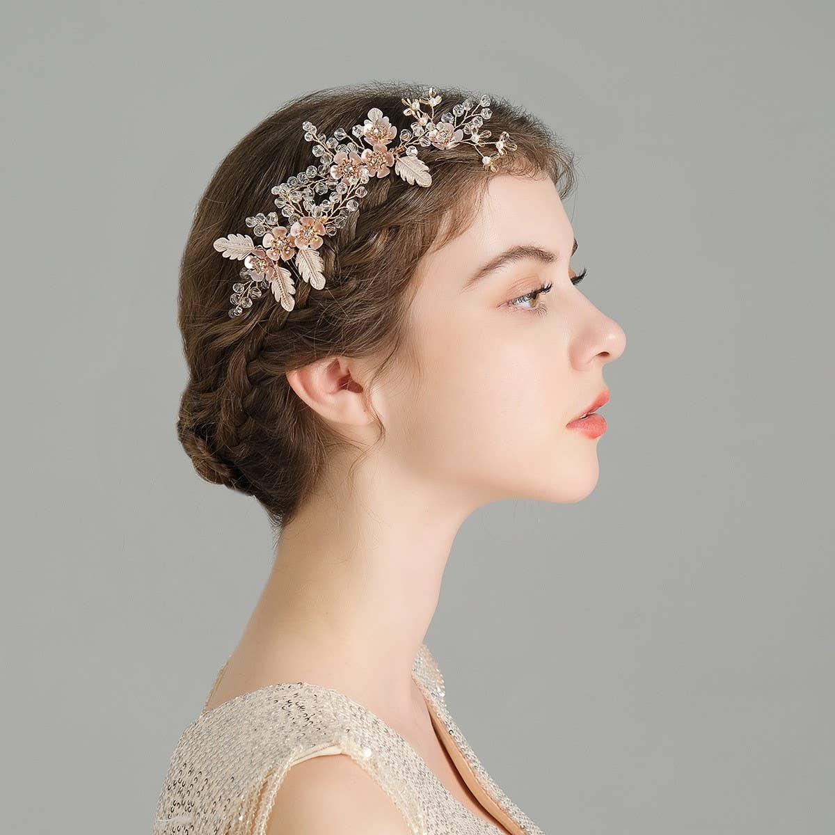 WEDDING HANDMADE FLOWERS BRIDAL HAIR ACCESSORIES