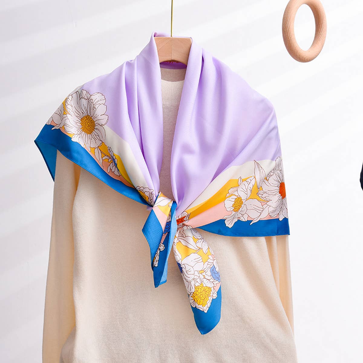 CWASC2409_ELEGANT CASUAL SILK SCARF WITH FLOWER EDGING