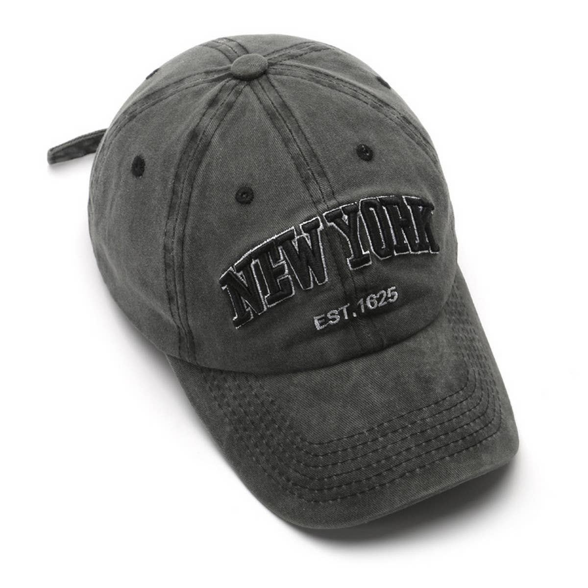 CWAH3229_NEWYORK COWBOY BASEBALL HAT WITH LETTERS