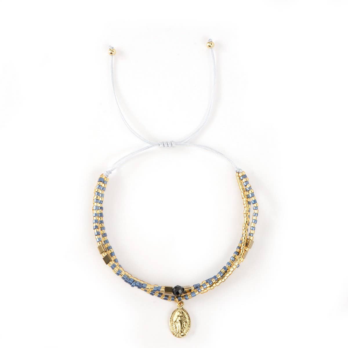 RICE BEAD HAND-WOVEN MULTI-LAYERED BRACELET_CWAB4633