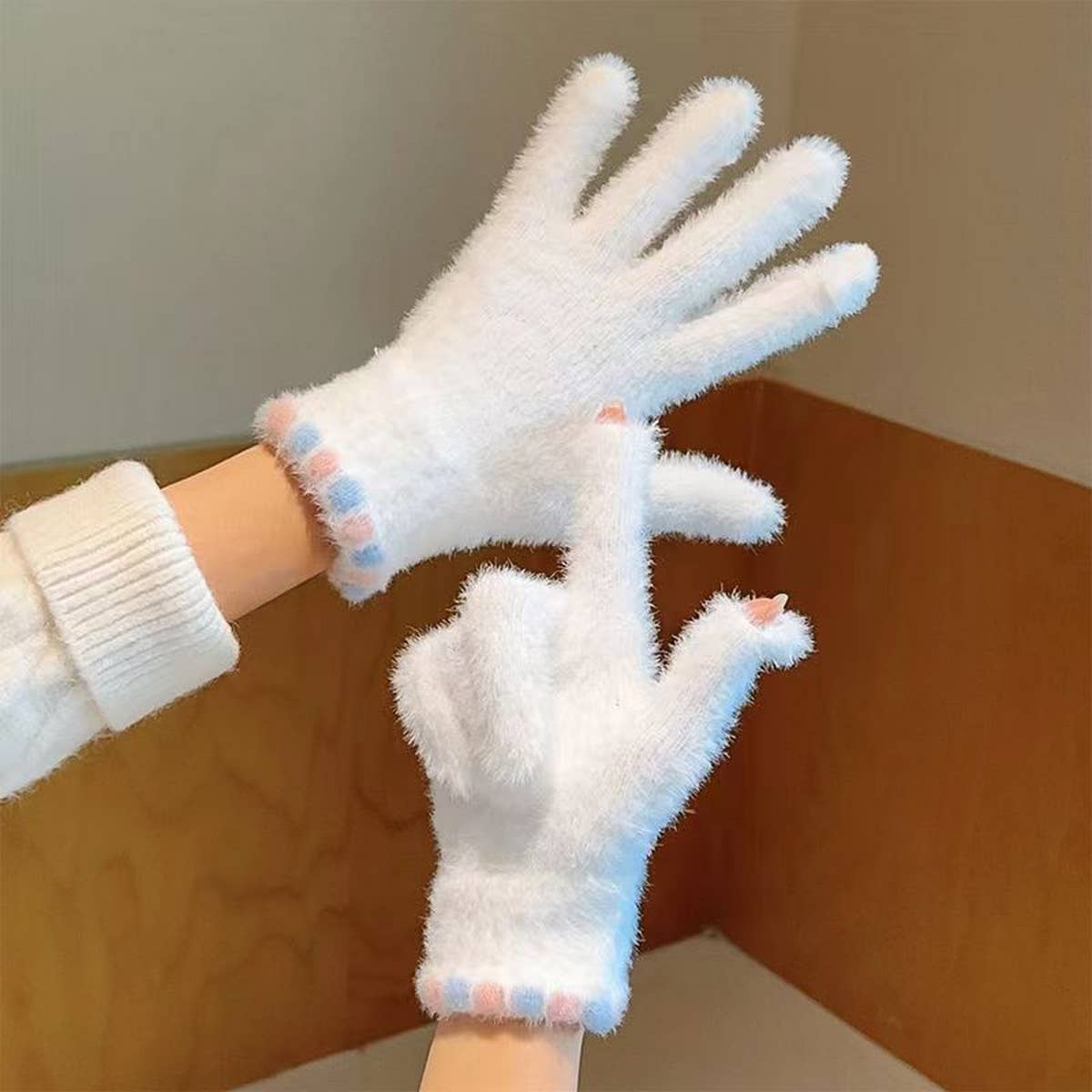 STUDENT VERSATILE FINGERLESS TOUCH SCREEN GLOVES_CWAG0177