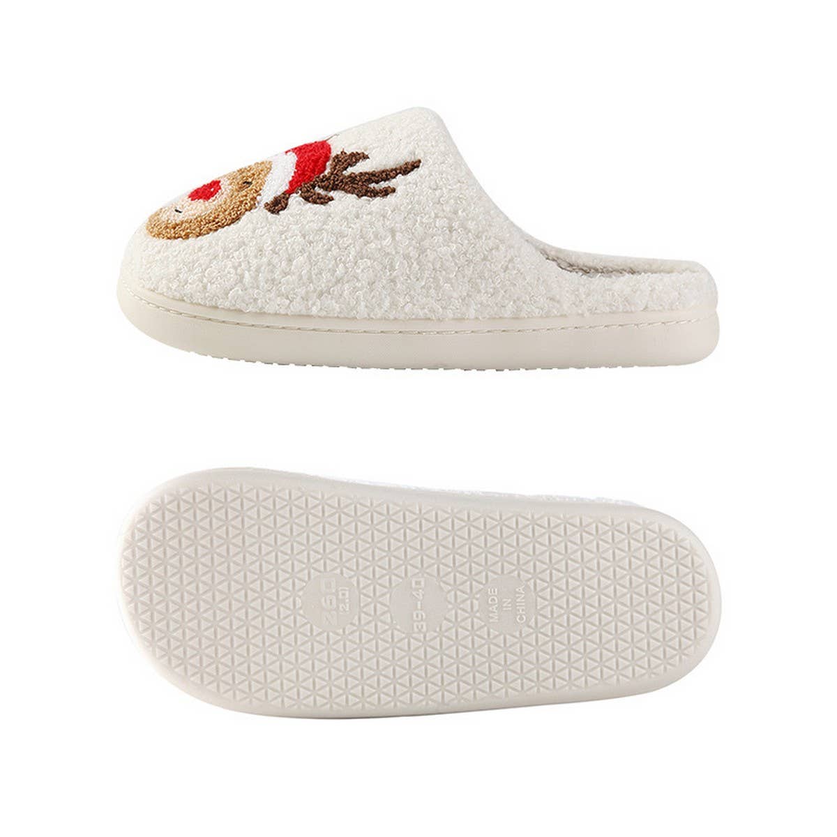 NEW CHRISTMAS ELK WARM WINTER COTTON SLIPPERS