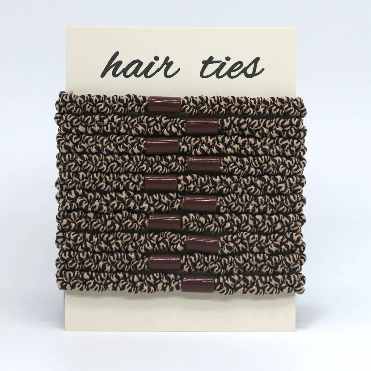 COLORBLOCK WEAVING COMMUTING HAIR SCRUNCHIES