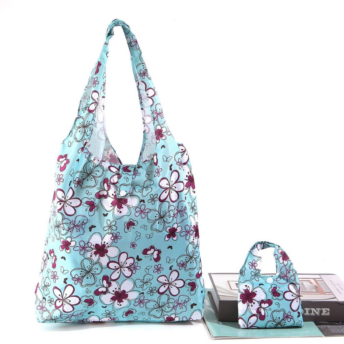 LARGE PORTABLE FOLDABLE ECO-FRIENDLY SHOPPING BAG_CWAB3460