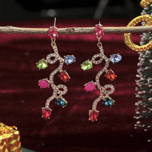 CHRISTMAS EARRING COMBINATION CARTOON EARRING SET